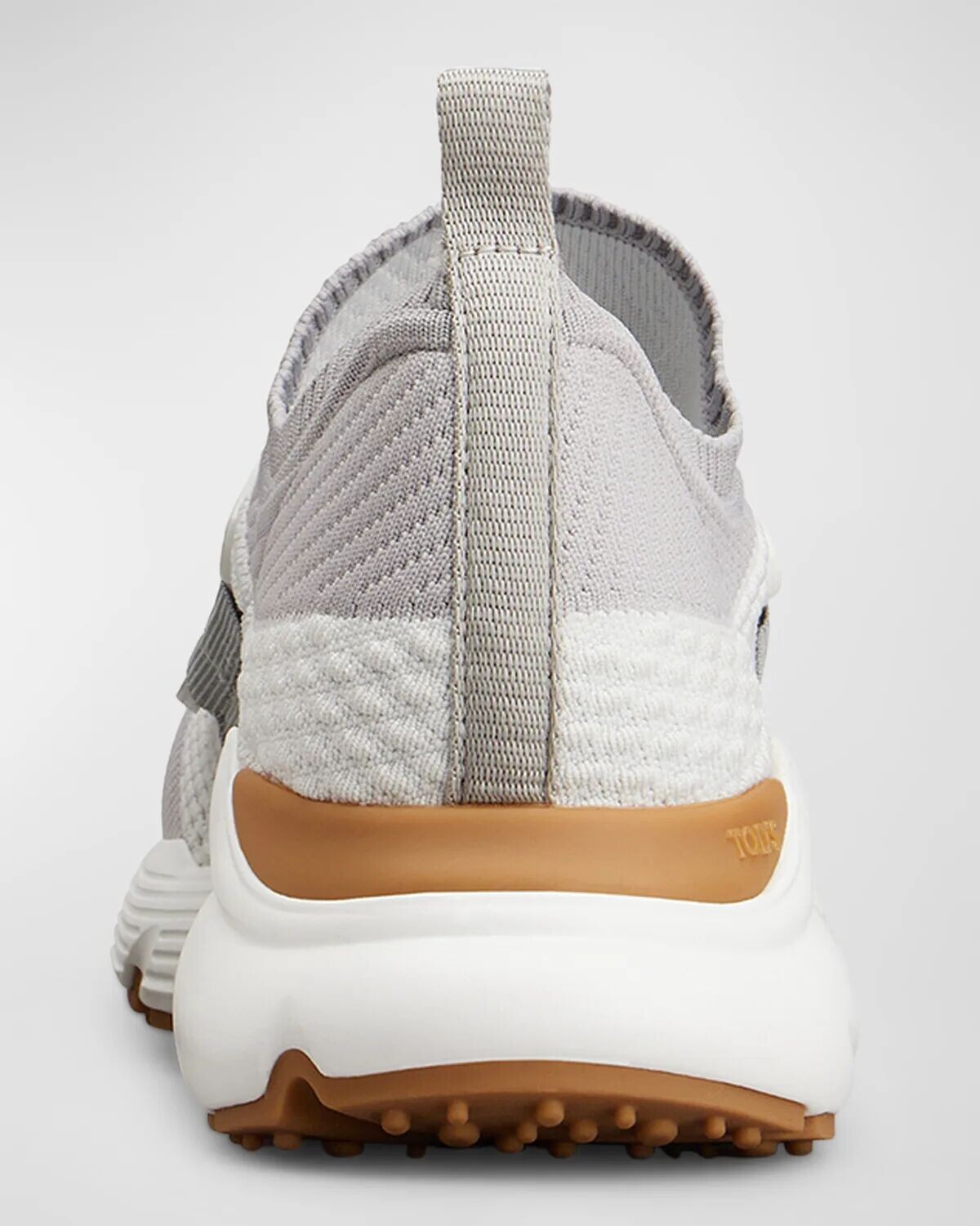 Кроссовки для бега эластичной вязки Tod's, цвет Bianco Calce — фото 3