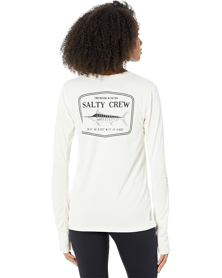 

Рубашка Salty Crew Stealth Pinnacle Crew Sunshirt, белый