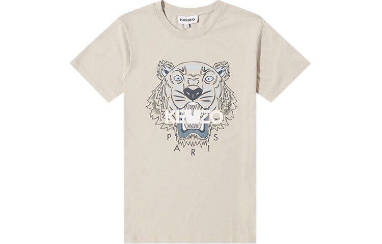 

Футболка мужская Kenzo Classic Tiger Head, кремовый