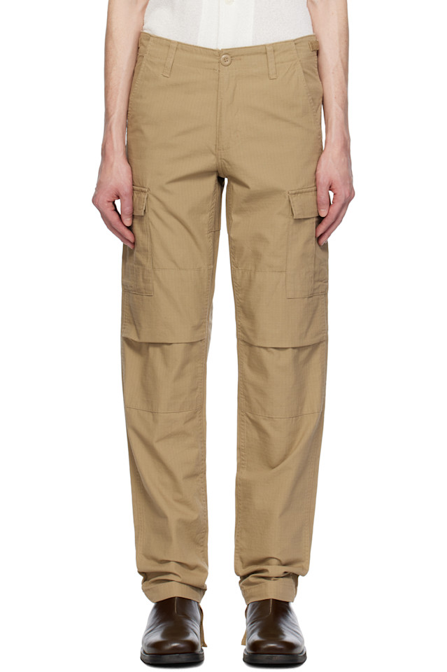 

Грузовые брюки Aviation Carhartt Work In Progress, цвет leather