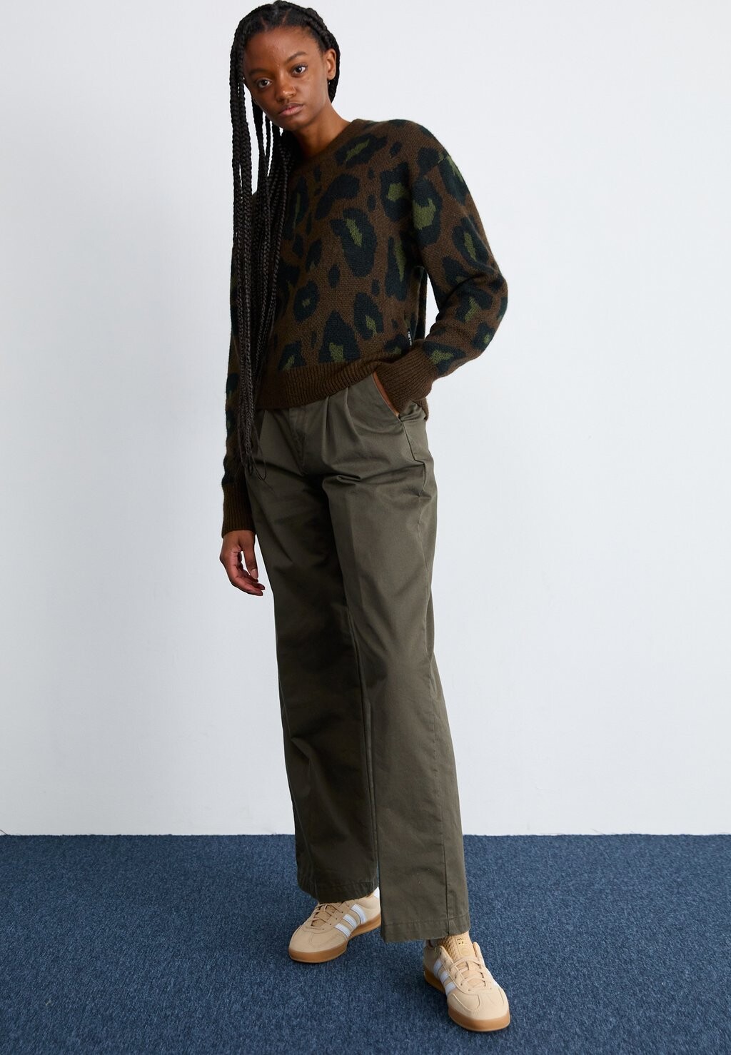 

Брюки LEOLA PANT Carhartt WIP, темно-серый