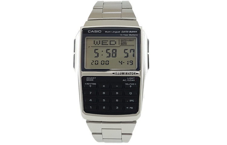 

Мужские молодежные черные часы CASIO