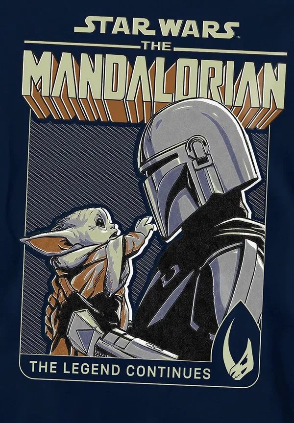 Толстовка star wars grogu legend продолжается Star Wars, Dark Blue — фото 3