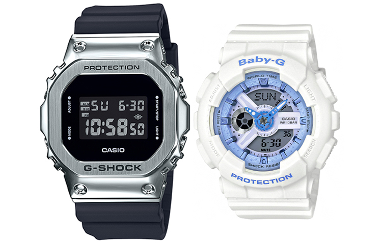 

Унисекс парные часы серии Black CASIO