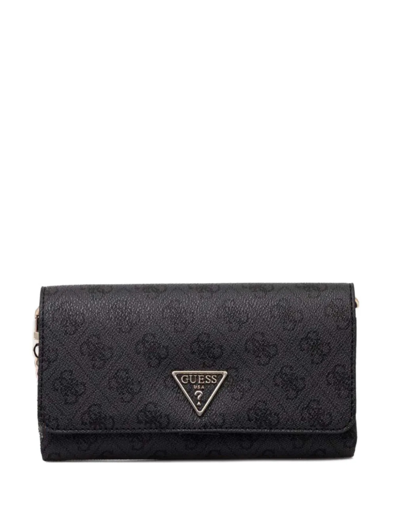 

Клатч с монограммой GUESS USA, черный