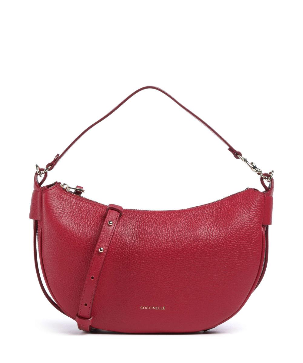 

Сумка через плечо C-Easy из зернистой кожи Coccinelle, красный