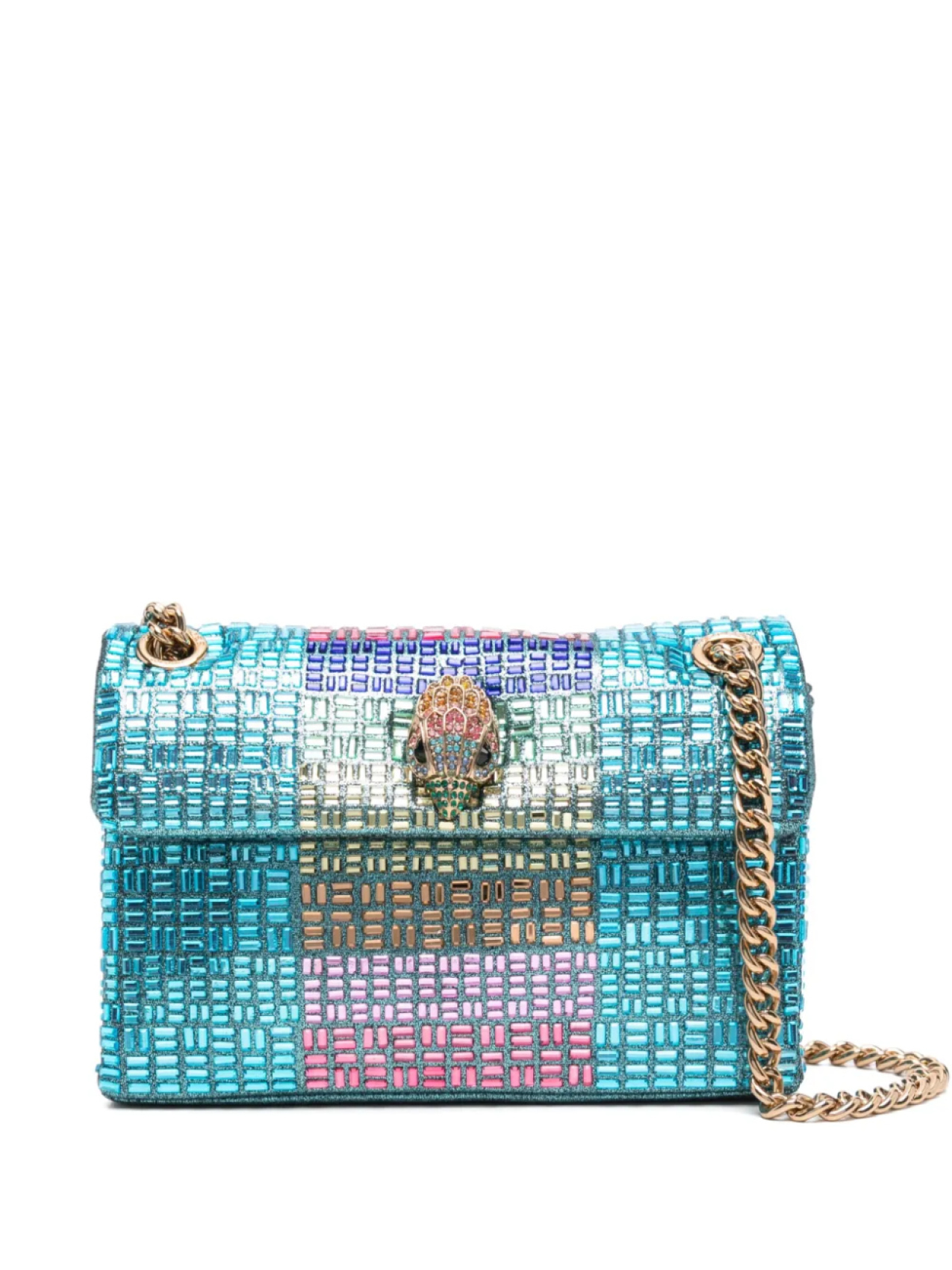 

Мини-сумка Kensington с кристаллами KG Kurt Geiger, синий