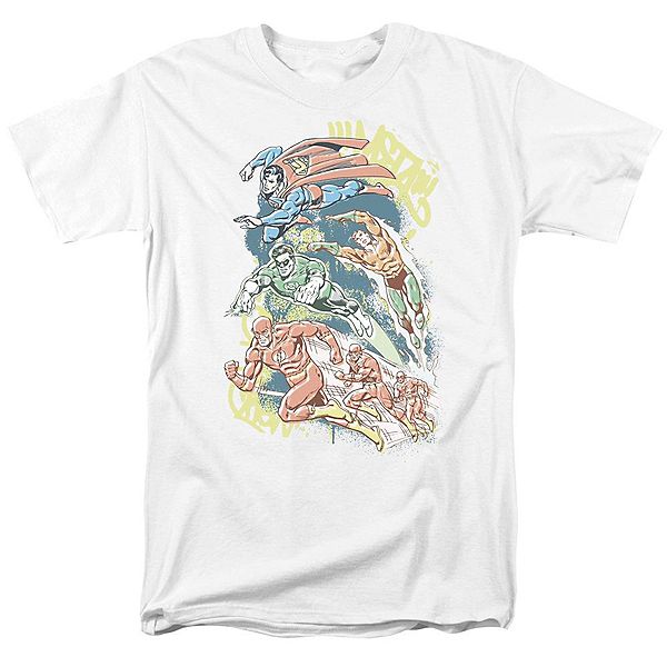 

Футболка с принтом Dc comics halftone league Licensed Character