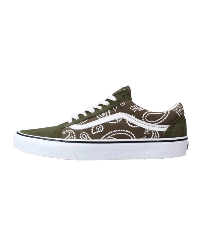 

Современные кроссовки старой школы Vans, зеленый