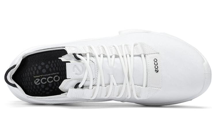 Кроссовки Walking C Lifestyle для мужчин с низким верхом белого цвета Ecco — фото 4