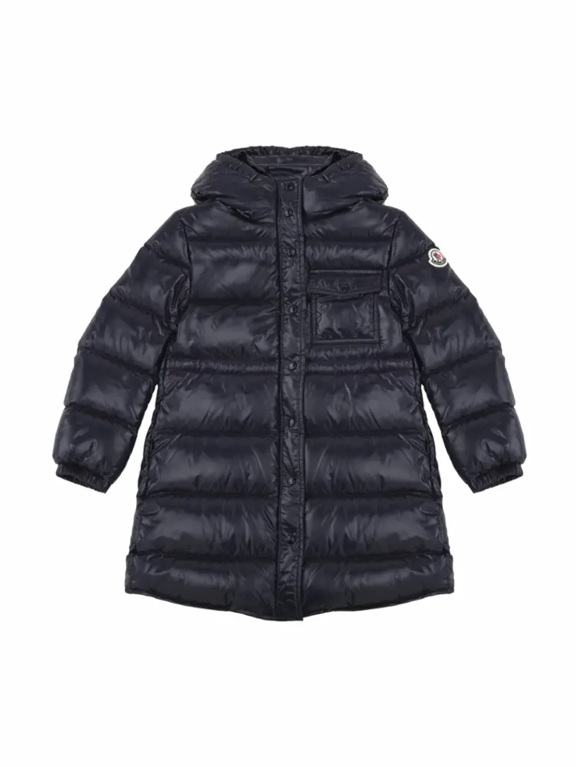 

Стеганый пуховик Dacca Moncler, тёмно-синий