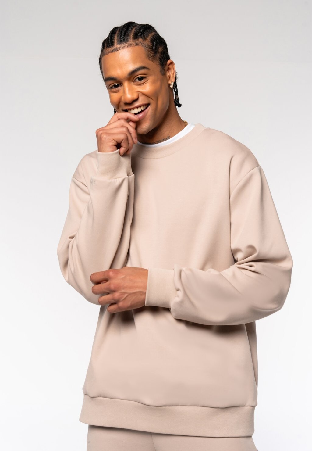 

Толстовка UNISEX CREWNECK EOSELIO, бежевый