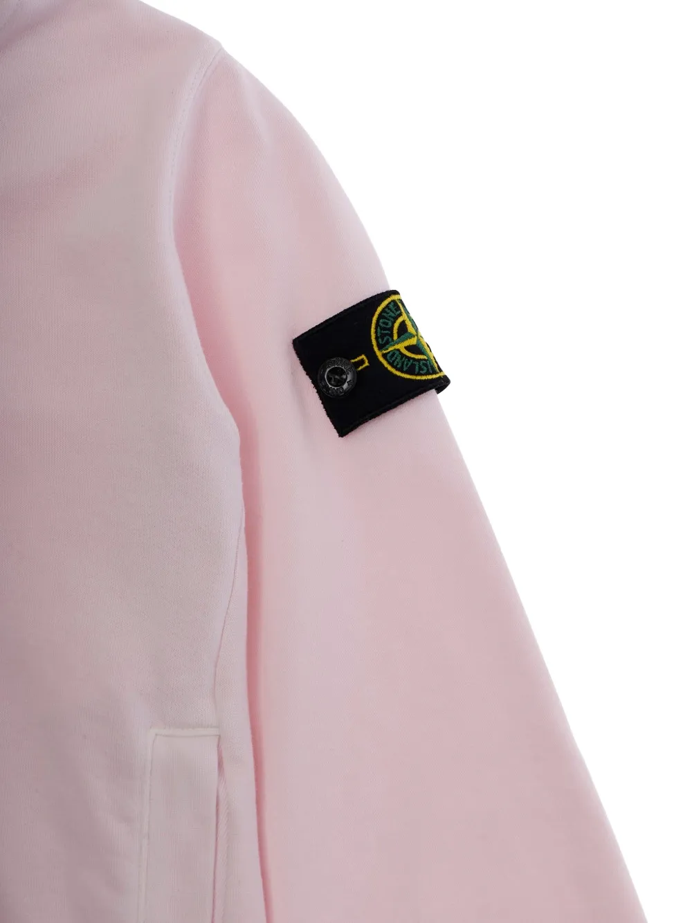 Толстовка с нашивкой-компасом Stone Island Junior, розовый — фото 3