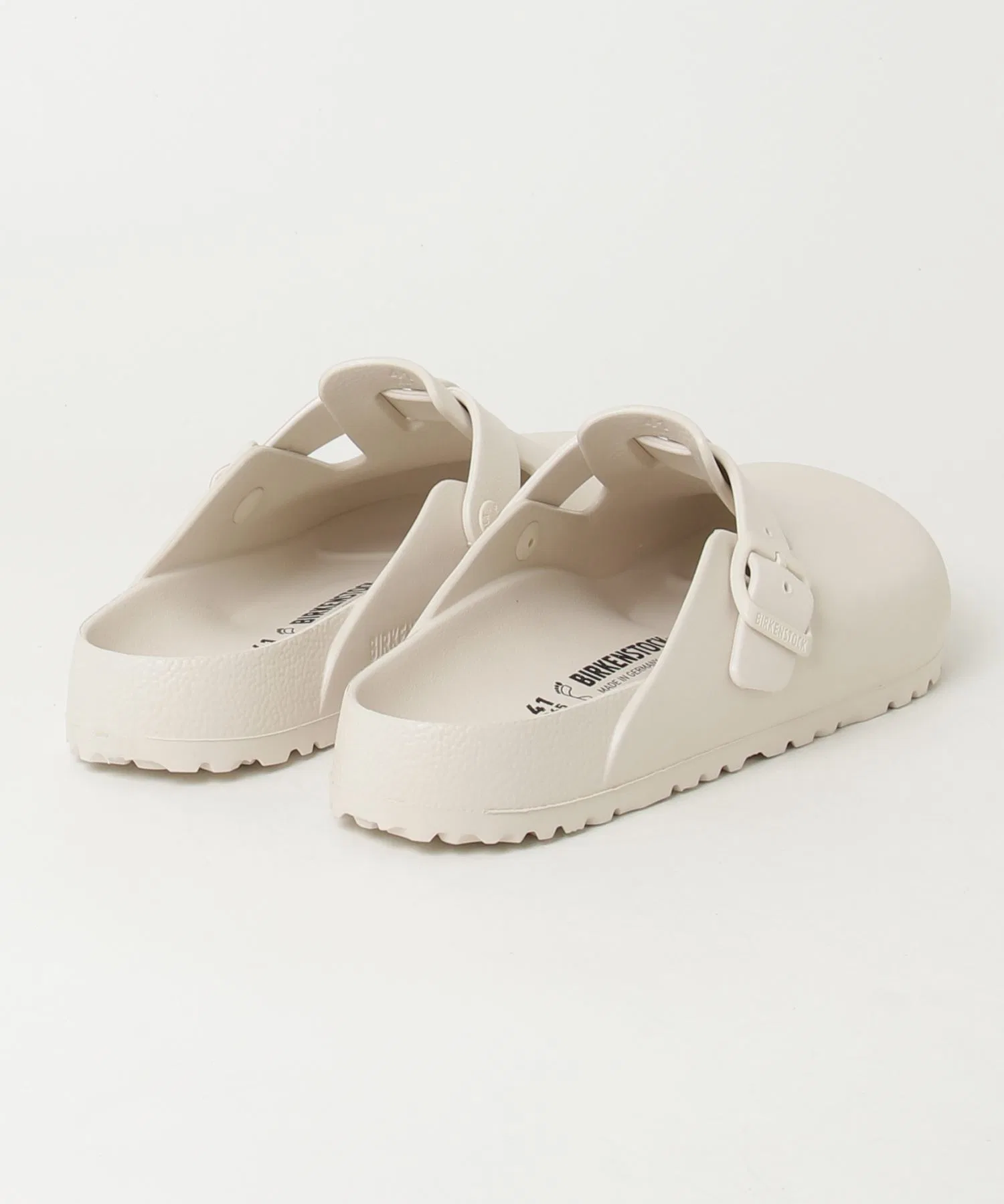Мужские сандалии Birkenstock Boston EVA белые — фото 2