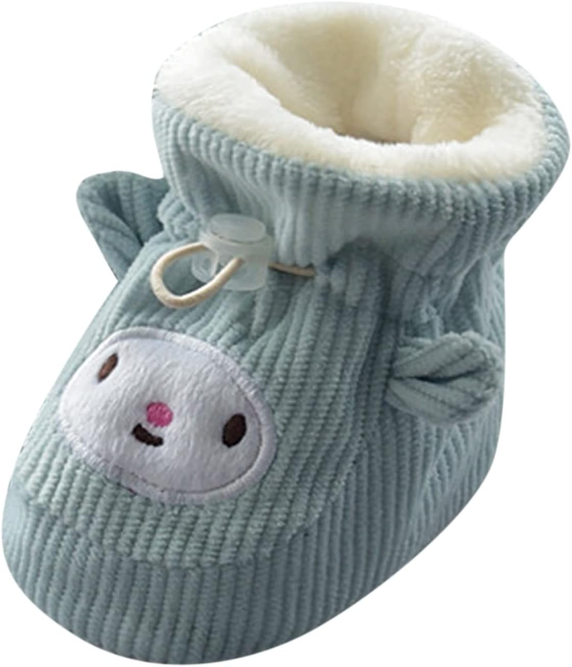 

Детские сапоги для снеговика, напольные сапоги, обувь для малышей, хлопковые туфли с плюшевой подкладкой, толстая теплая мягкая подошва, милые туфли, носки с бантиками, для девочки Generic, синий