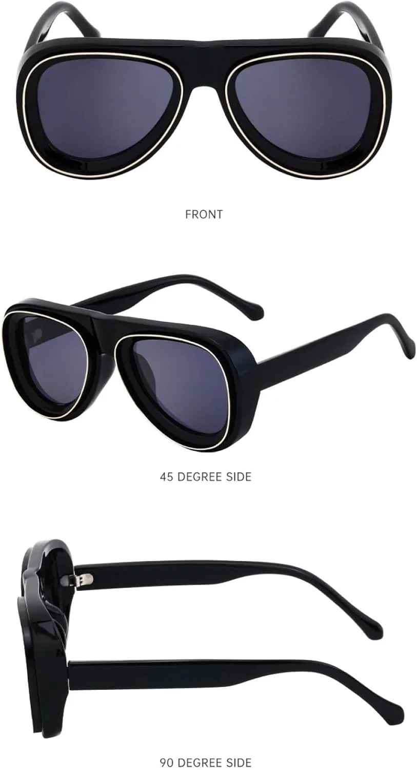 

Винтажные солнцезащитные очки для женщин и мужчин, мужские солнцезащитные очки в вогнутой оправе, панк, роскошные, популярные, с большой оправой TKKTLLT, Red