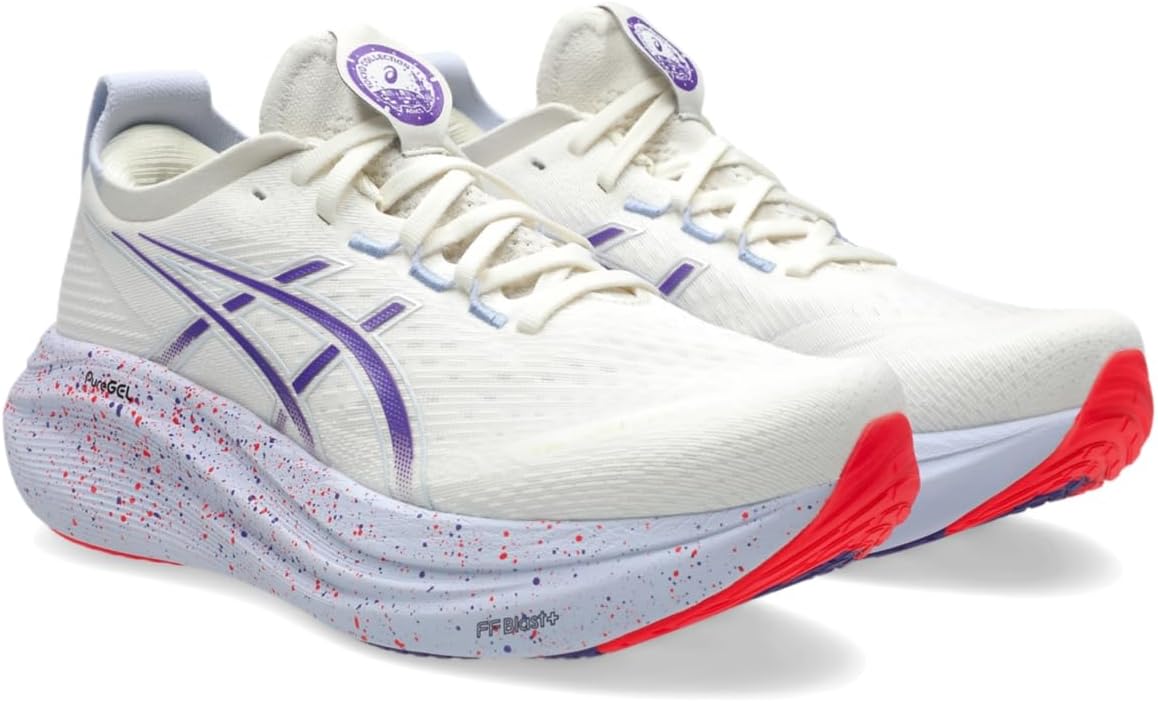 Мужские беговые кроссовки ASICS Gel-Nimbus 27, кремовый — фото 2