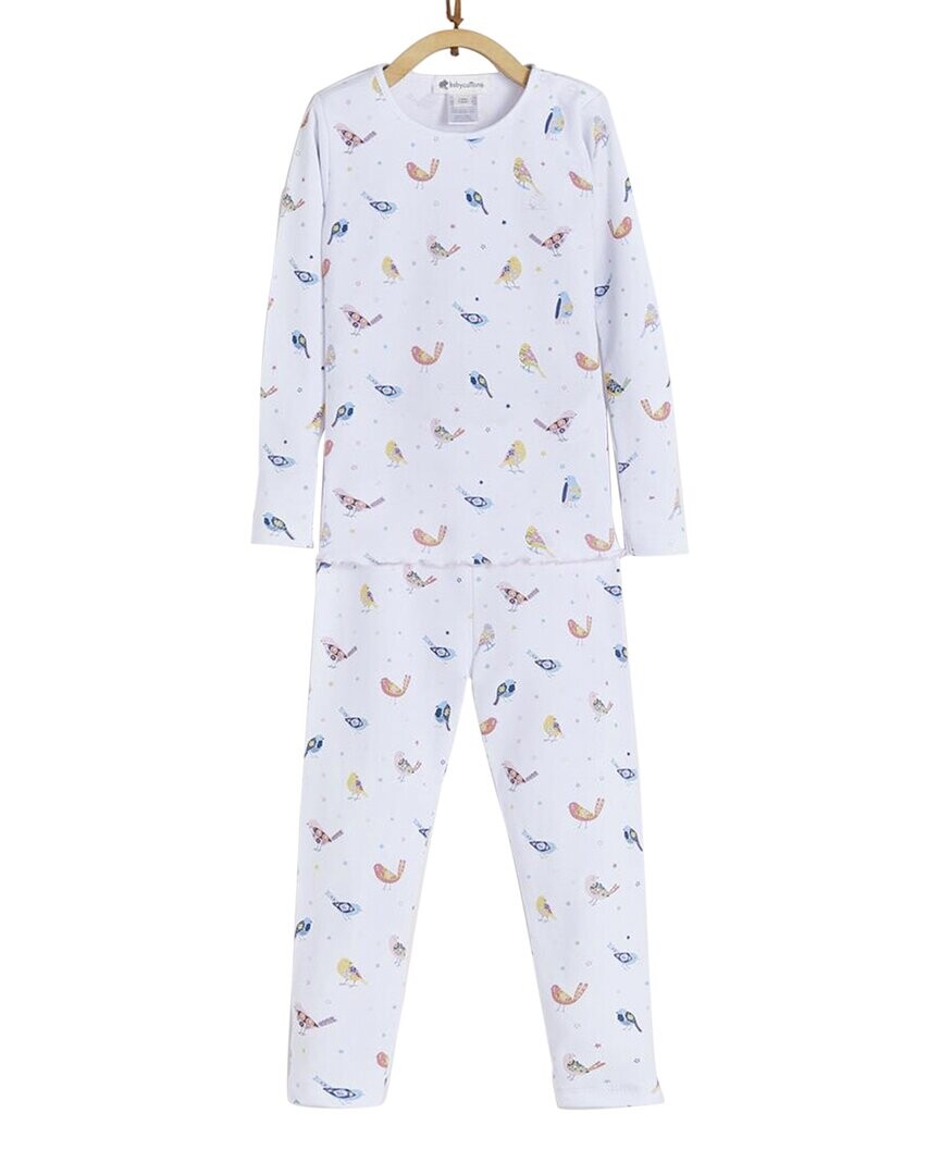 

Babycottons Folk Snug Fit Длинный пижамный комплект, белый