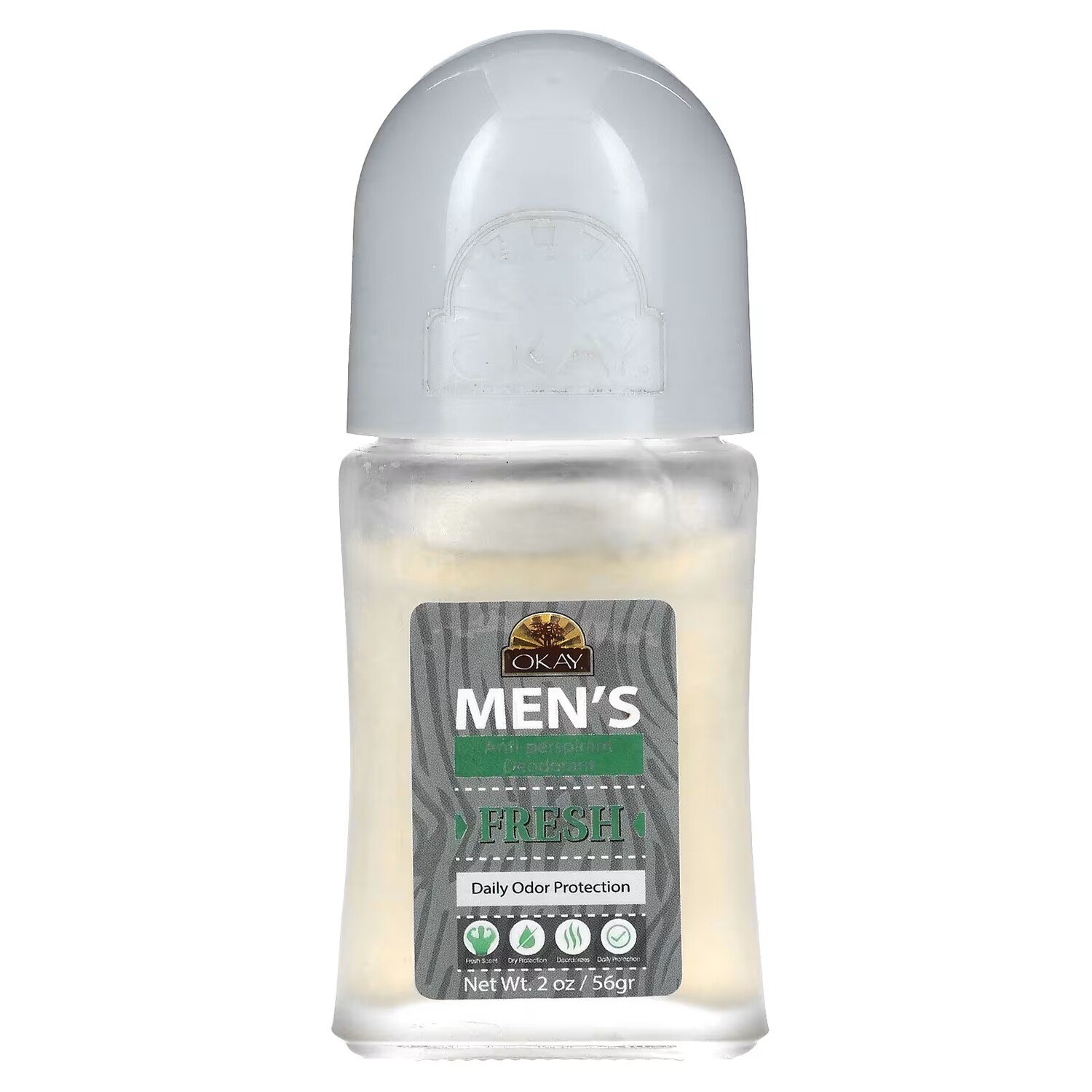 

Дезодорант-антиперспирант мужской Okay Pure Naturals Fresh