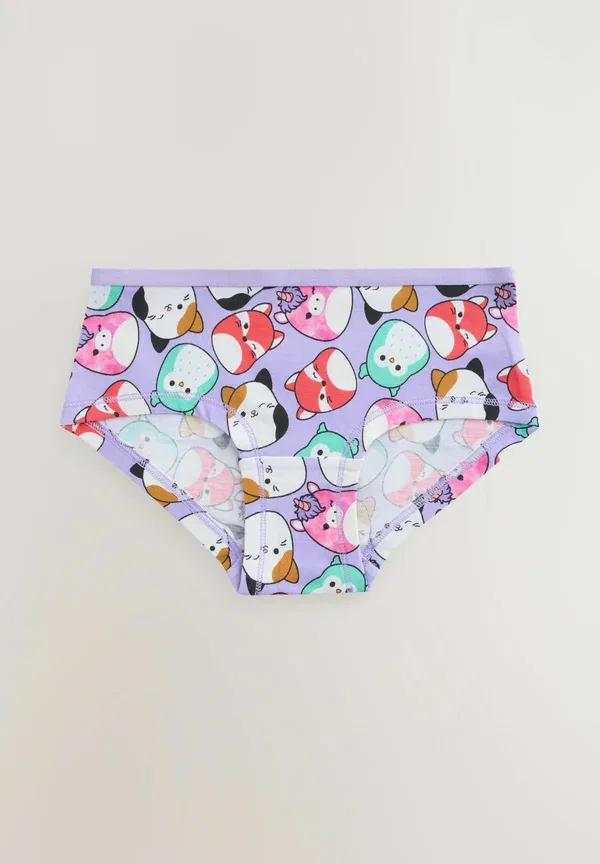 Трусы Next, Regular fit squishmallow hipsters 5 pack, фиолетовый, зеленый — фото 3