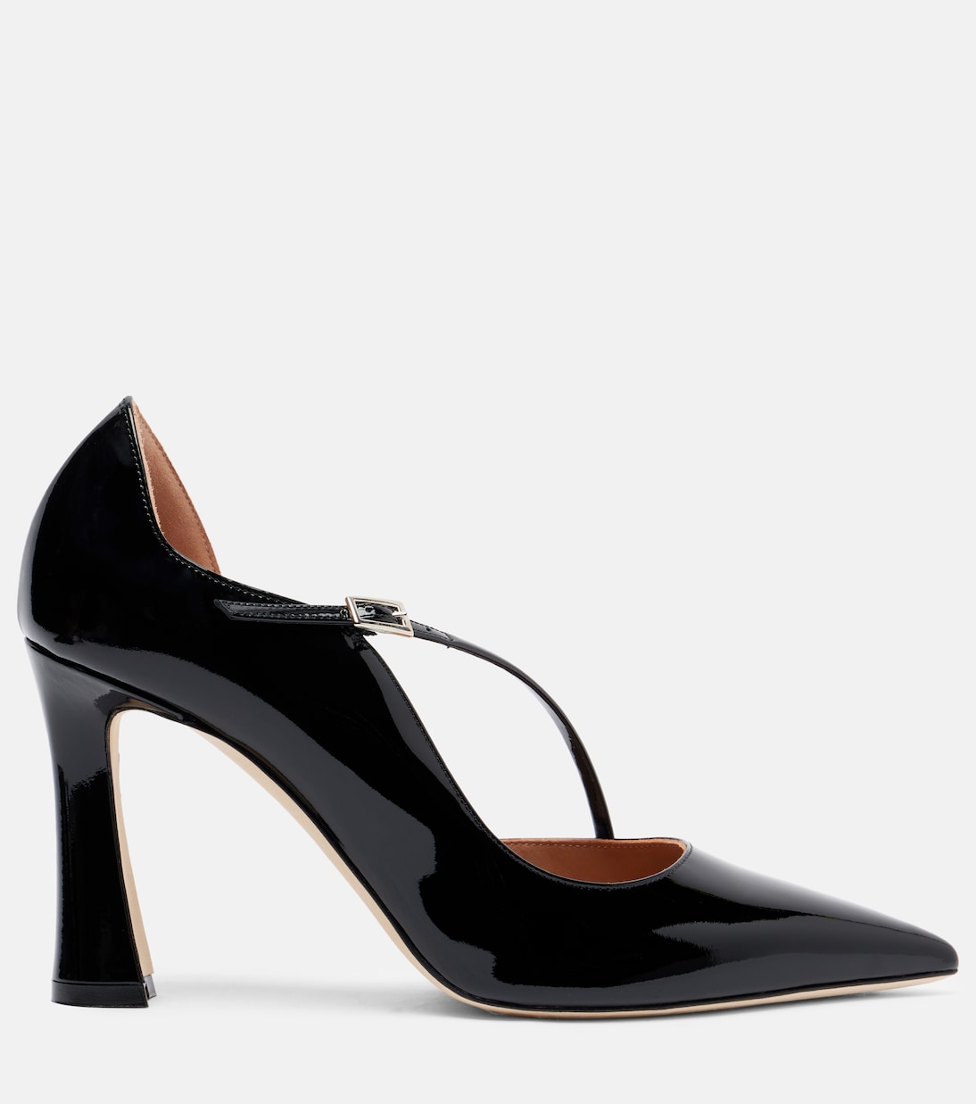 Туфли-лодочки Bettina 90 из лакированной кожи Malone Souliers, черный — фото 4