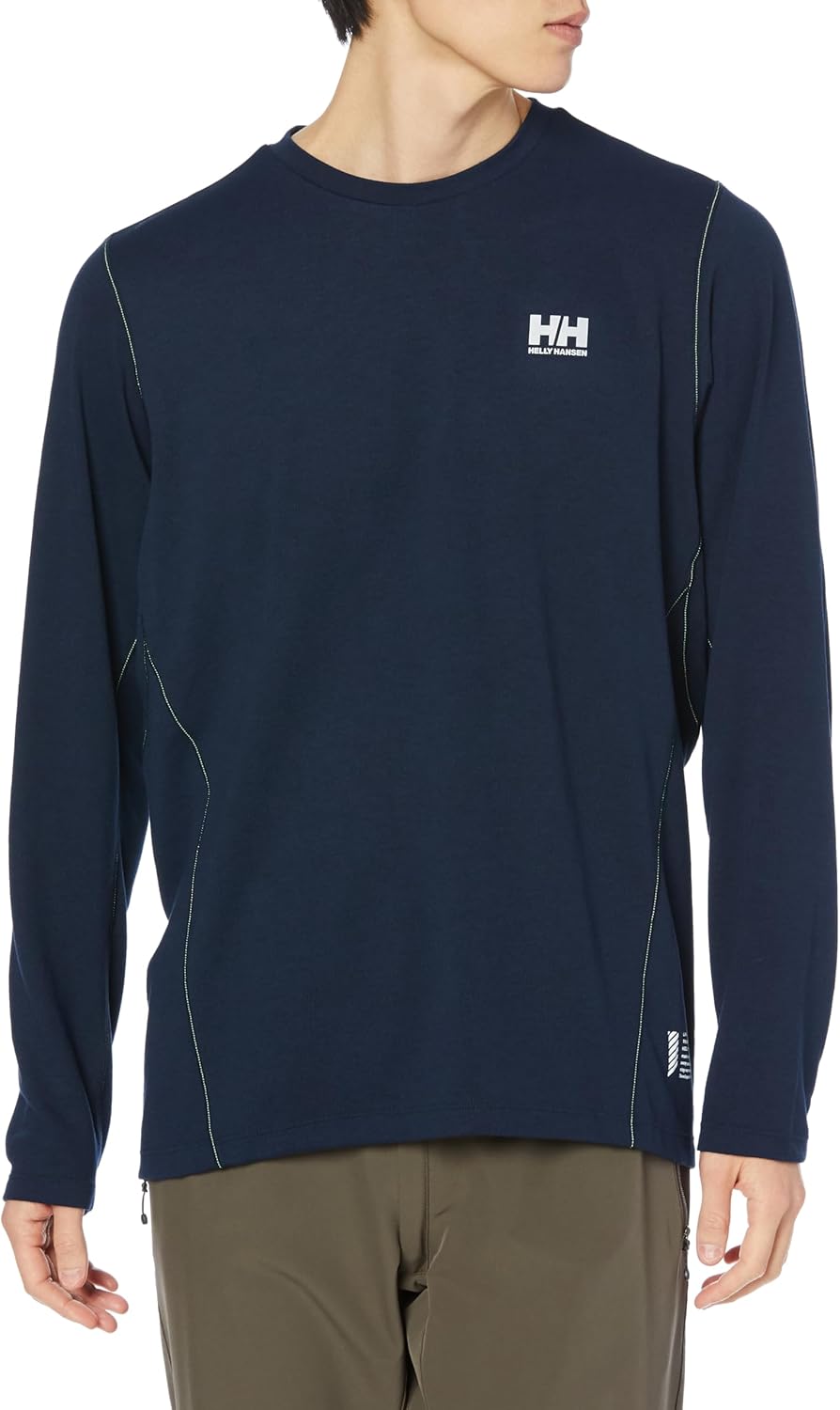 

Футболка HELLY HANSEN LIFA Tech Crew Tee (длинный рукав, унисекс, для взрослых) - сшитая из лоскутков (HH32365), темно-синий
