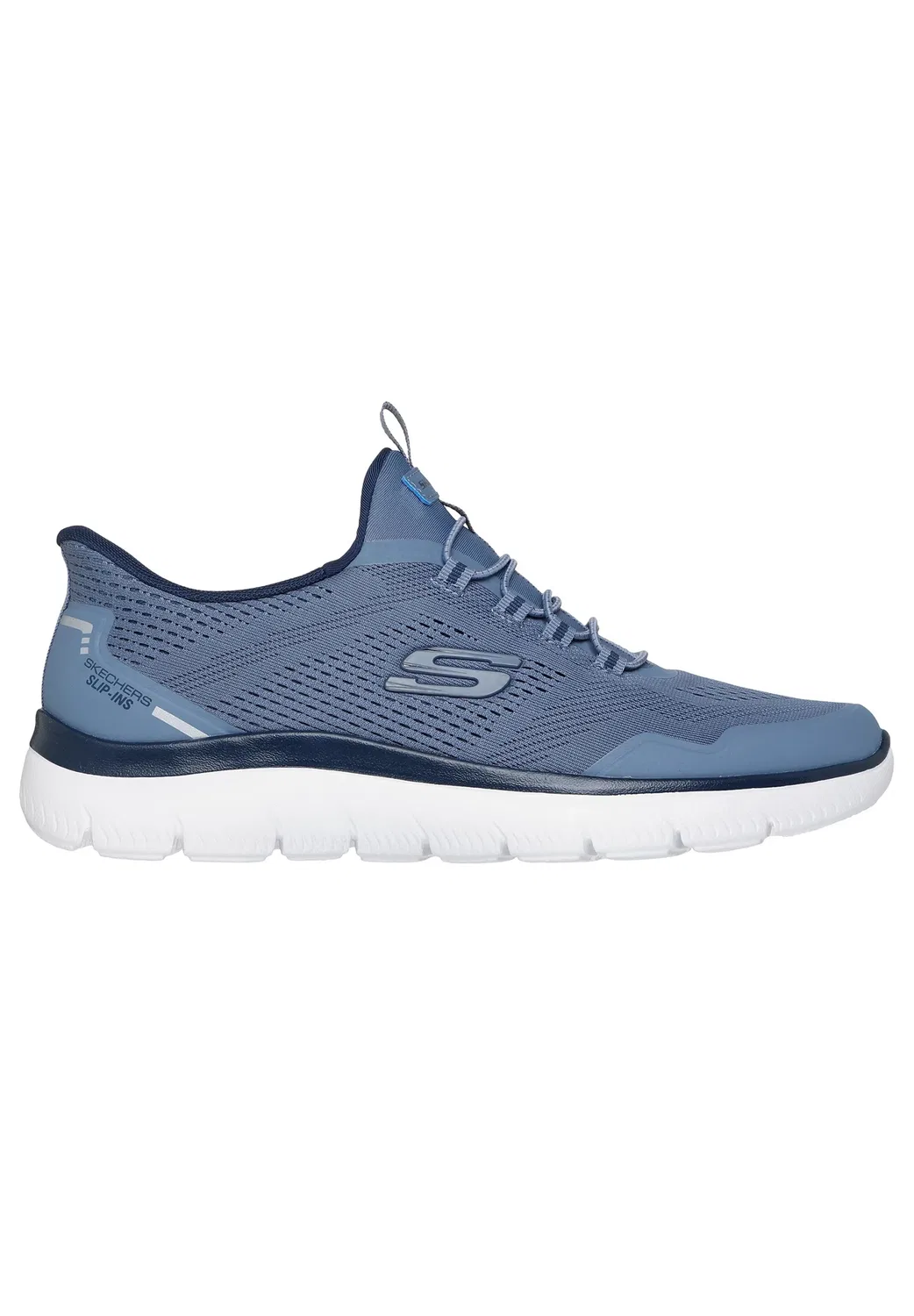 Сникерсы низкие Slip-ins Skechers Summits, синий — фото 4