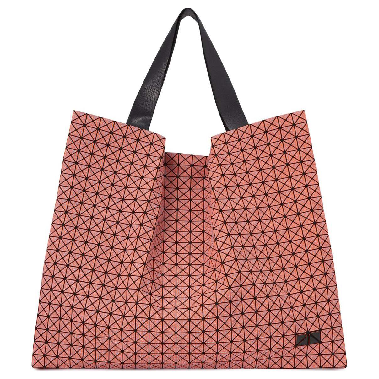 

ISSEY MIYAKE Котоновая хлопковая сумка-шоппер унисекс оранжевая
