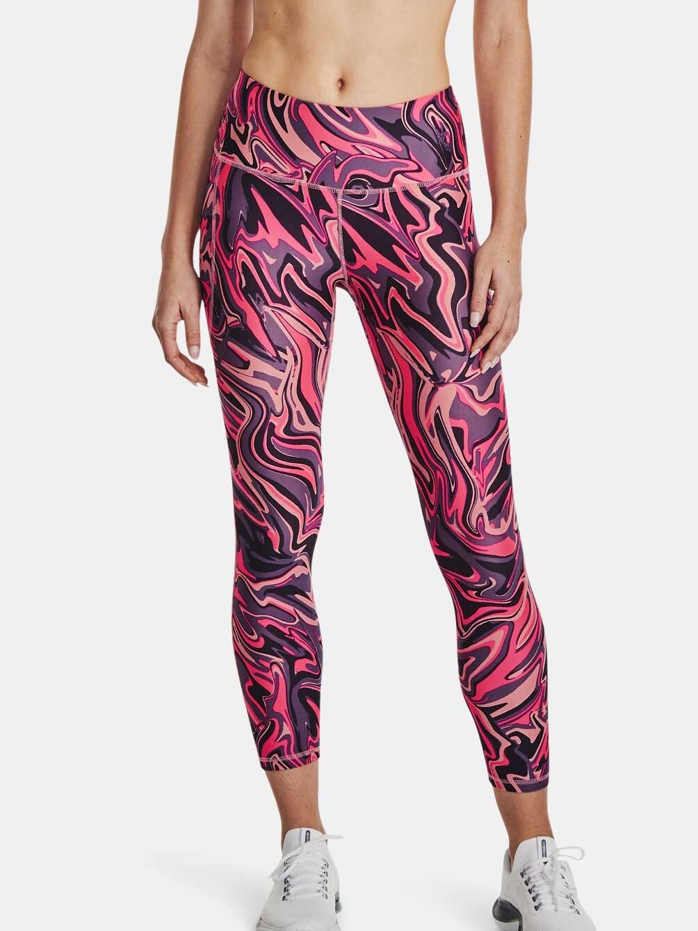 

Тайтсы Under Armour HG Armour Prt 7/8 NS, розовый