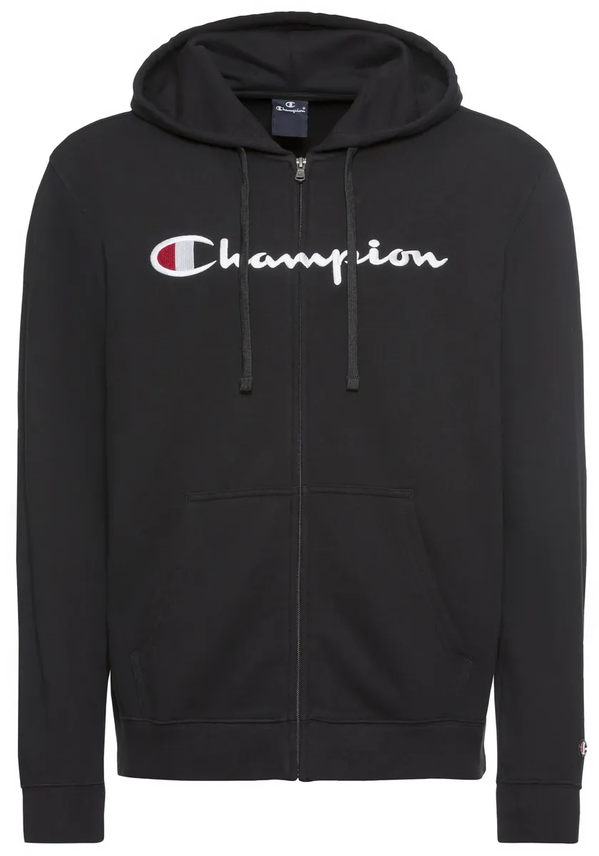 

Толстовка Champion "Icons Hooded Full Zip Sweatshirt La", черный