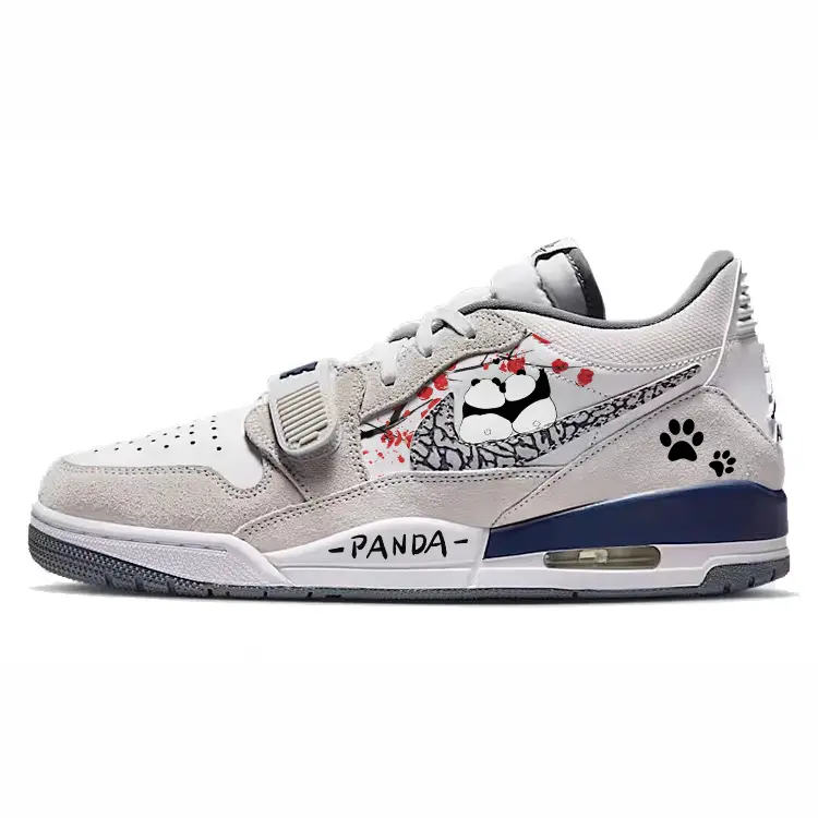 

Jordan Баскетбольные кроссовки Legacy 312 Vintage, низкие, мужские, серо-белые