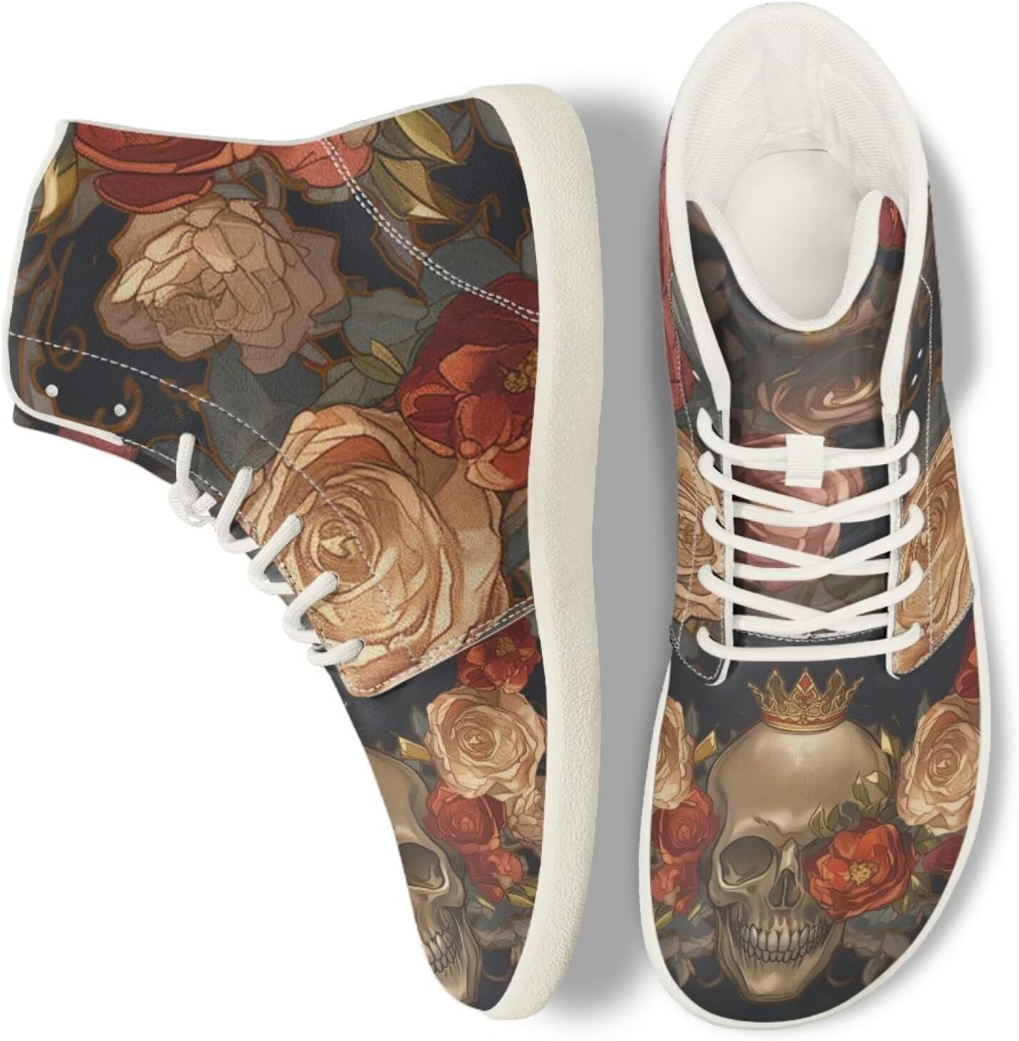 

Кроссовки Skull Barefoot для женщин и мужчин с нулевым перепадом, для трейл-раннинга, широким носком и минималистичным дизайном Getelinseng, Skull & Flower