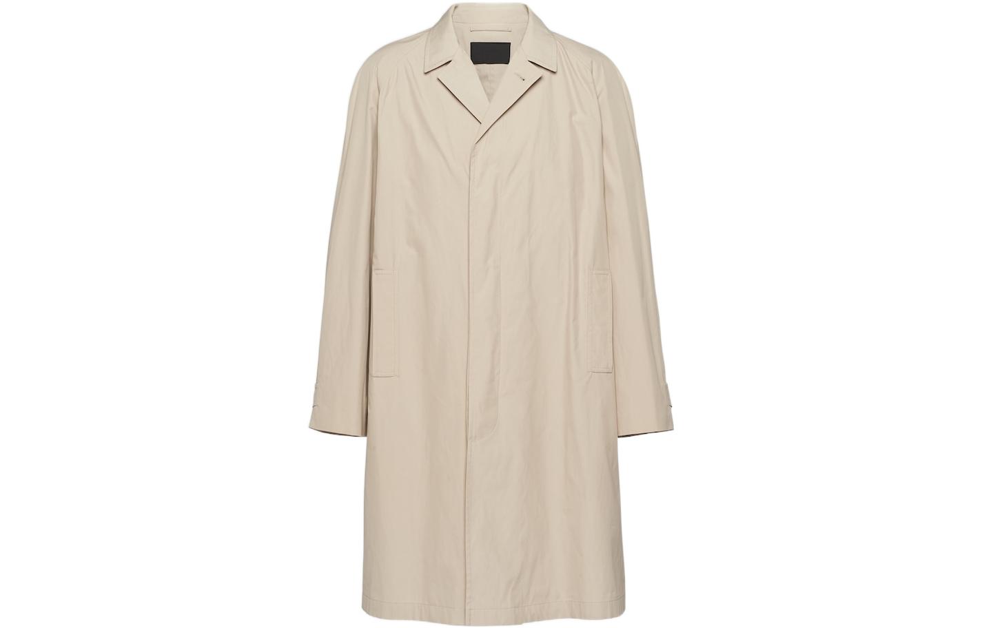 

Однобортное пальто PRADA, limestone