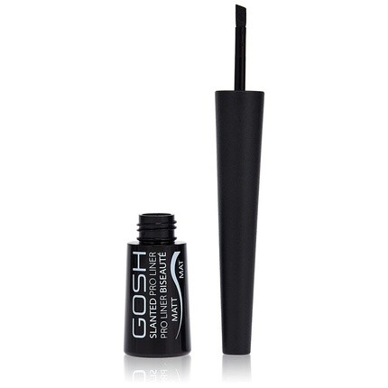 

Подводка для глаз Slanted Pro Liner 002 Matte Black, 3 мл Gosh