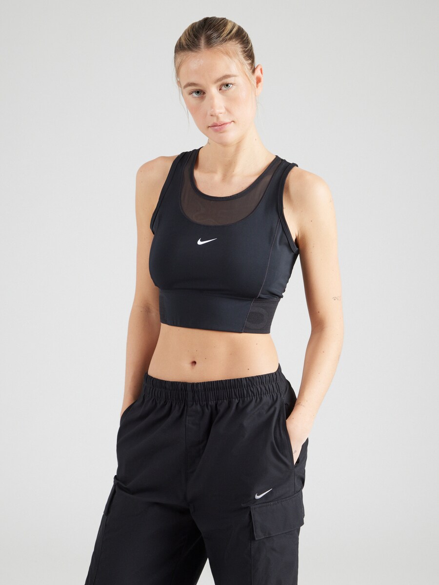 Спортивный топ NIKE, черный — фото 2