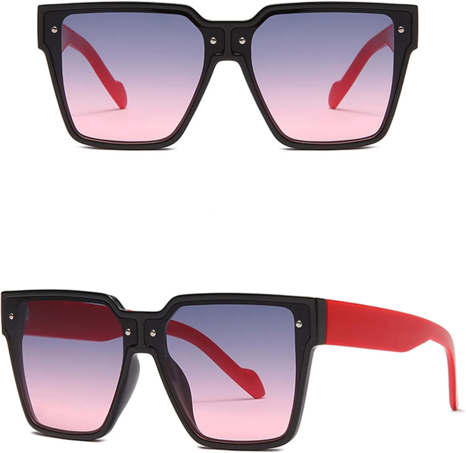 

Модные солнцезащитные очки большого размера для женщин, винтажные, мужские, для активного отдыха, с защитой от УФ-излучения UV400, цветные очки TKKTLLT, C4