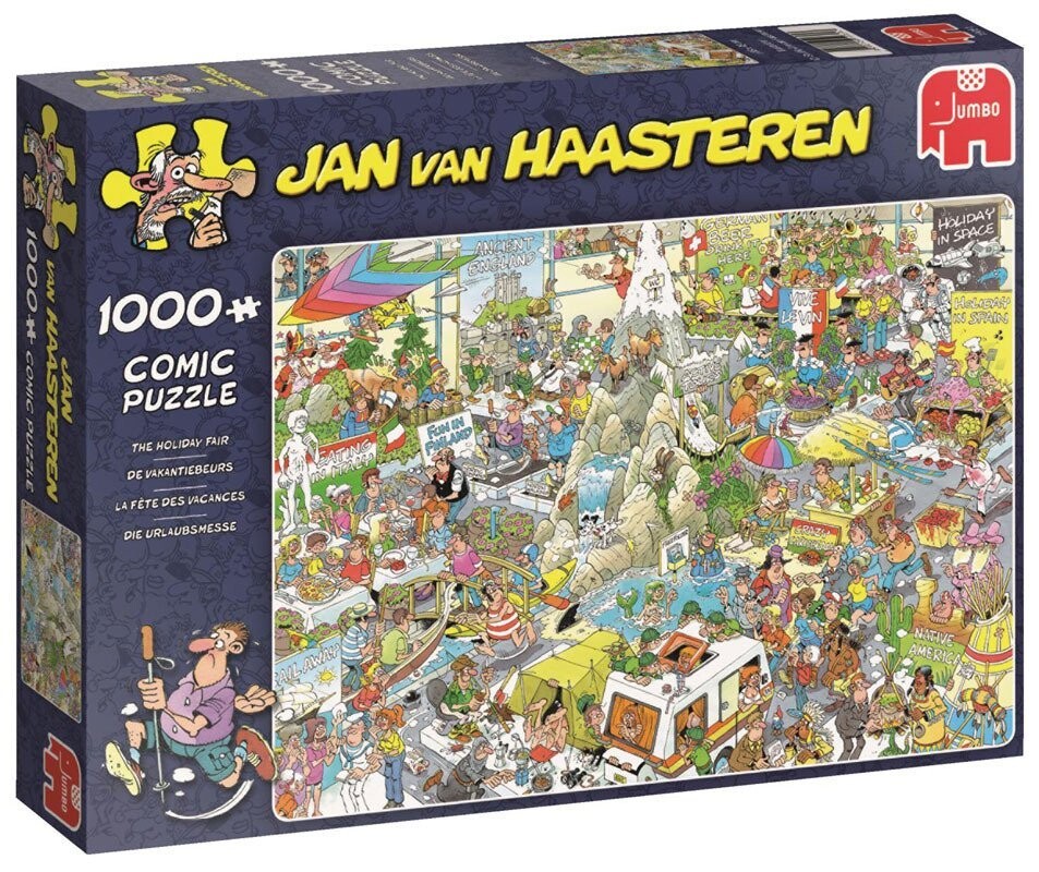 

Джамбо, пазл, Ян Ван Хаастерен, Туристическая ярмарка, 1000 шт. Jumbo