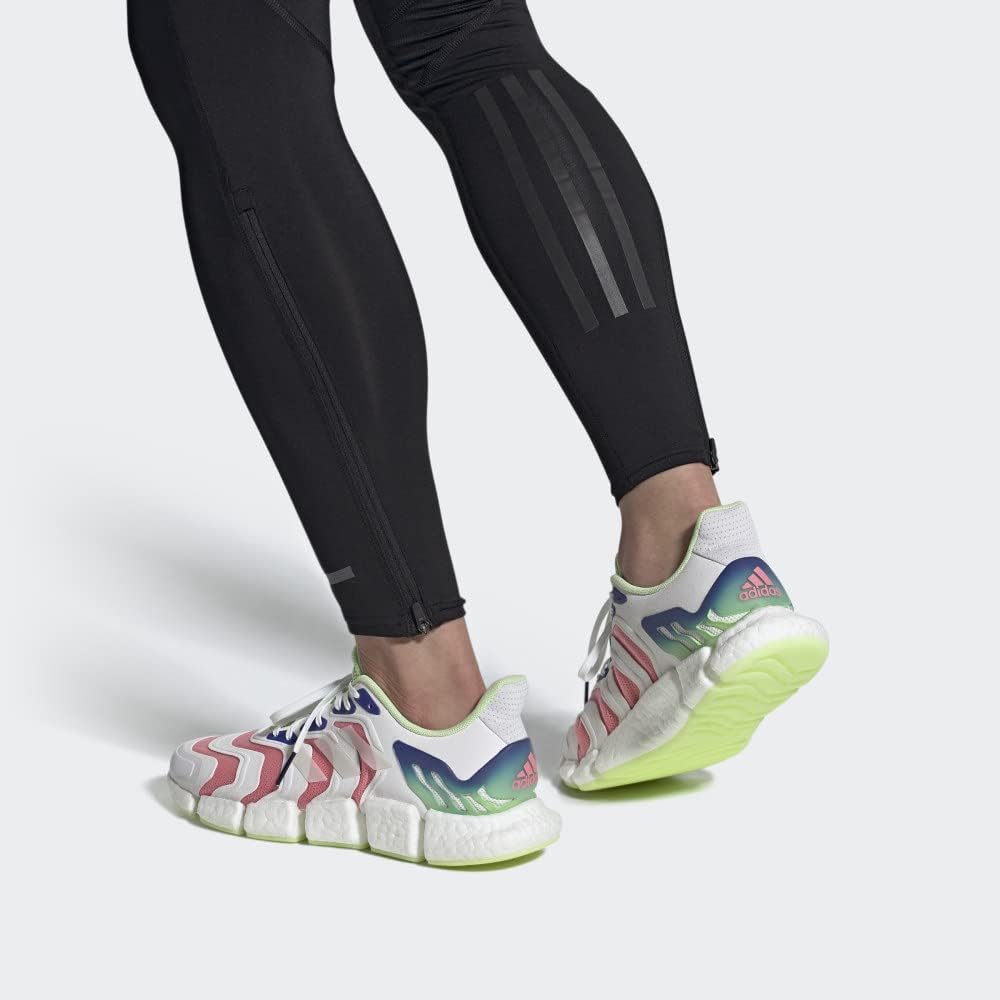 Мужские беговые кроссовки Adidas Climacool Vento, цвет Signal Pink/Core Black/White, белый/серый/розовый — фото 3