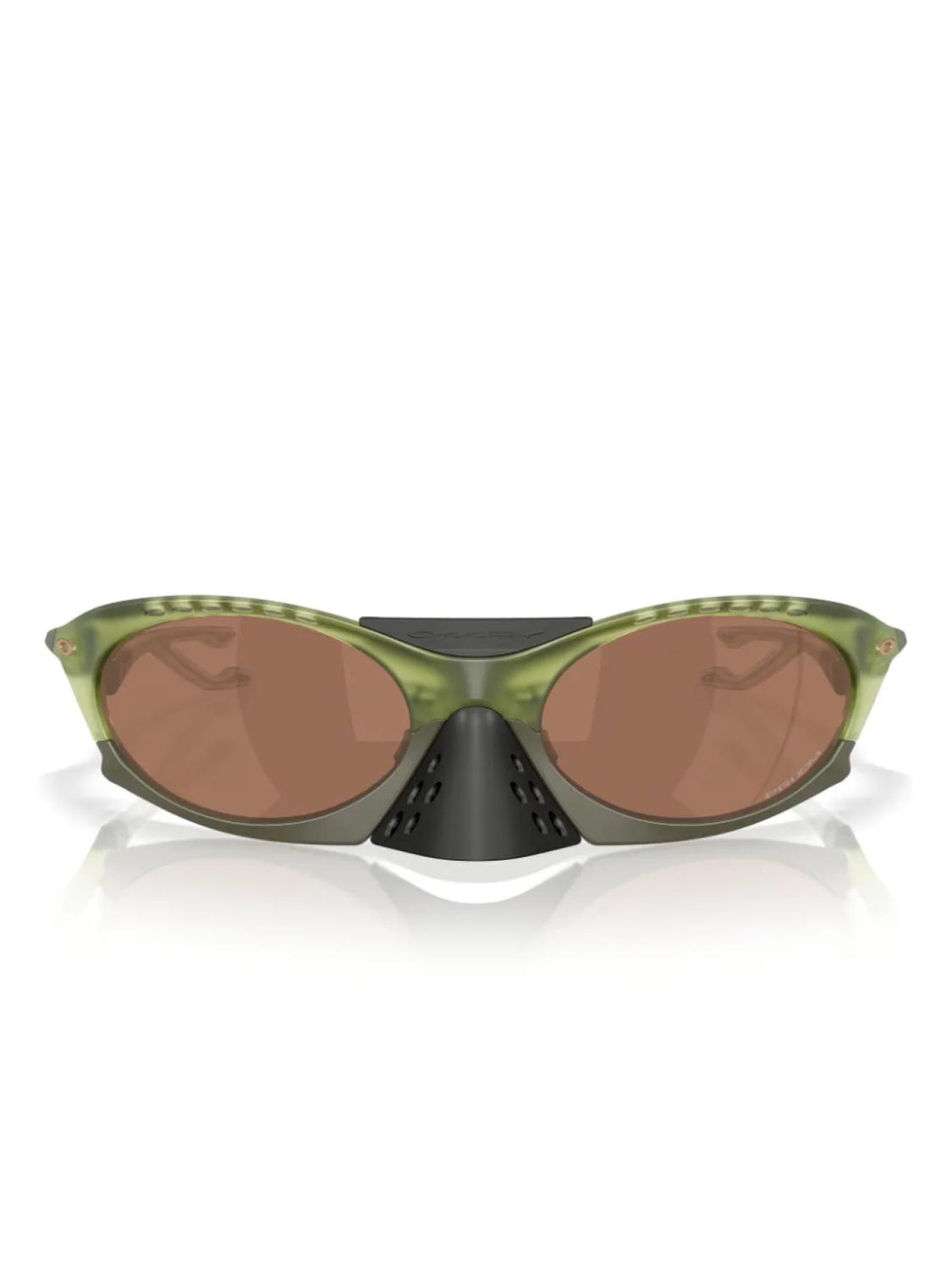 

Солнцезащитные очки в овальной оправе Oakley, зеленый