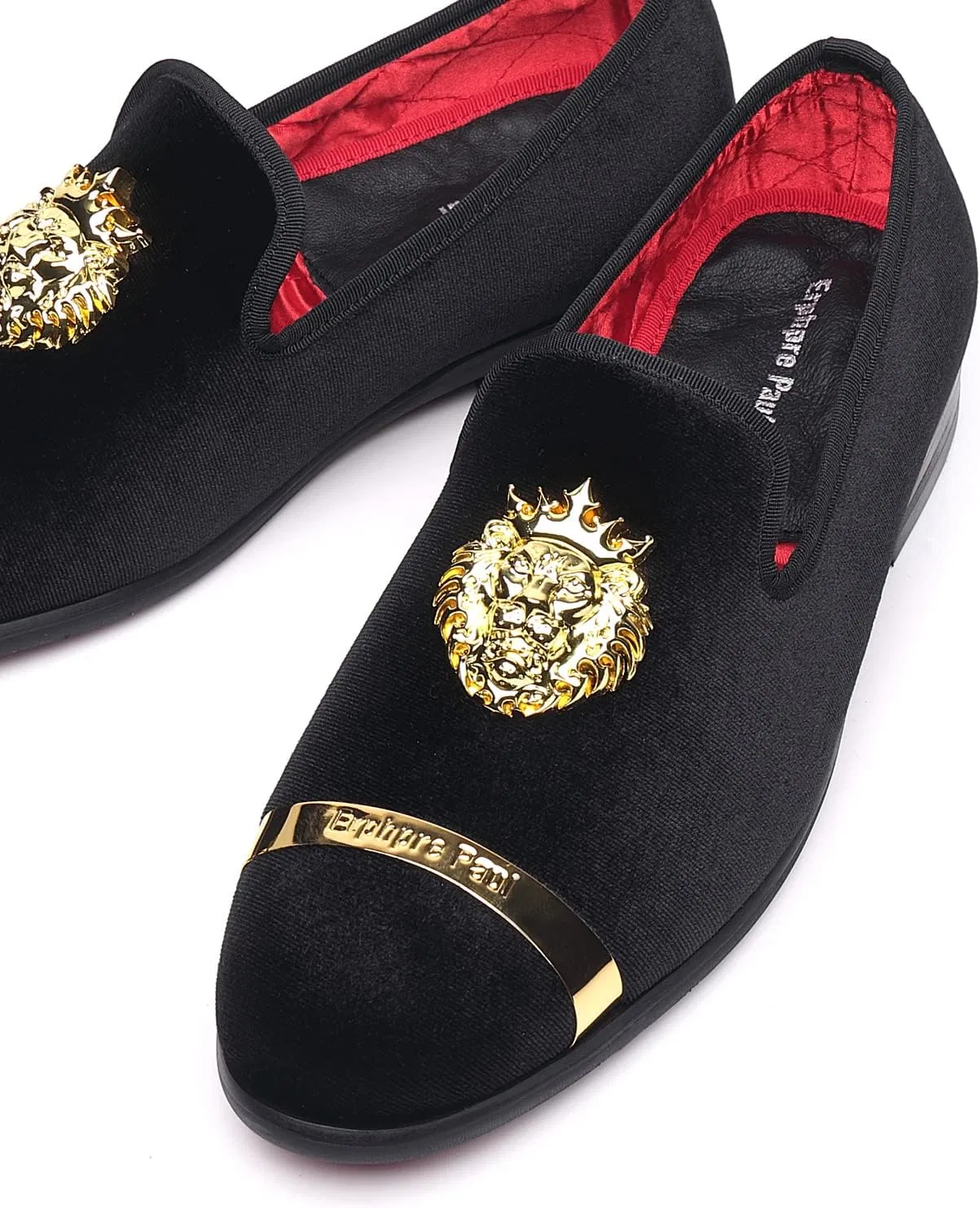 Лоферы золотой Tiger Black Erphpre Paul — фото 3