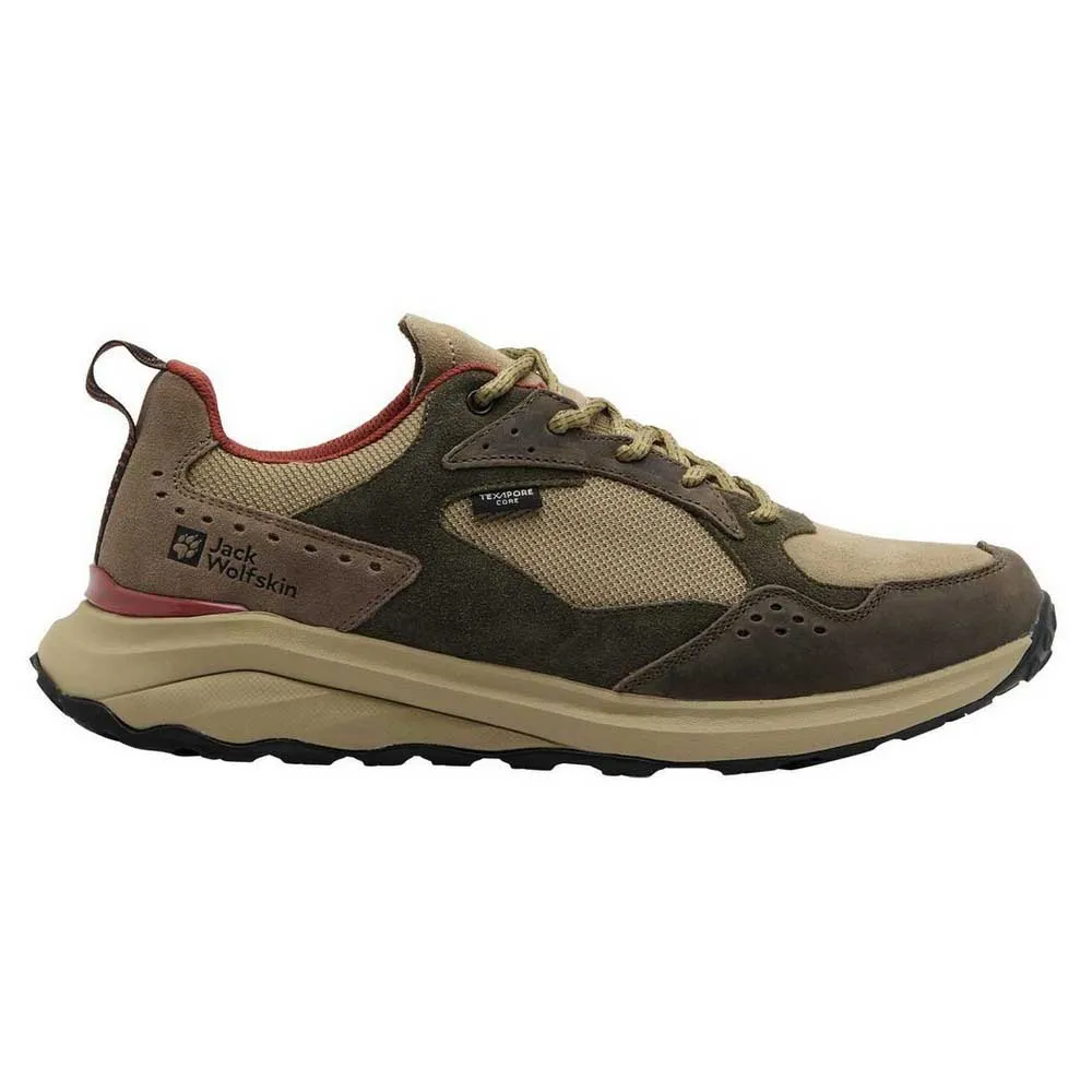 

Кроссовки Jack Wolfskin Camp Fever Texapore Low, коричневый