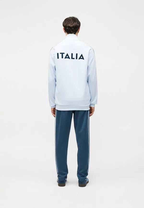 Итальянская тренировочная куртка для легкой атлетики Adidas Originals, Aero Blue — фото 3
