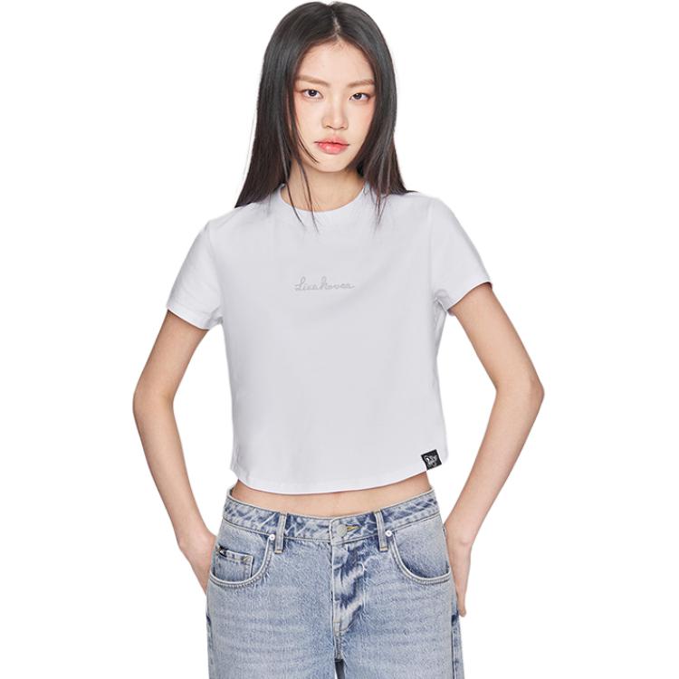 

Lee Футболка женская белая, Белый, Lee Футболка женская белая