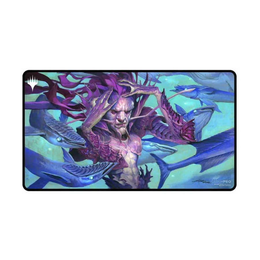

Черный прошитый игровой коврик Mystic Remora, Official Magic - The Gathering - Playmats - Dominaria Remastered
