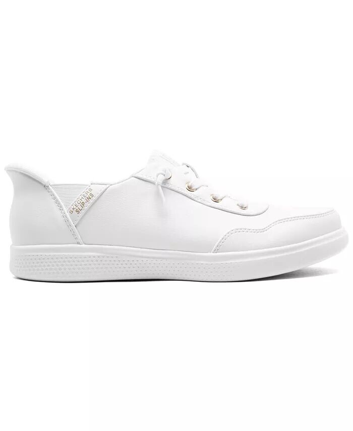 Женские слипоны BOBS Skip Cute - BCute Классические повседневные кроссовки от Finish Line Skechers, белый — фото 4