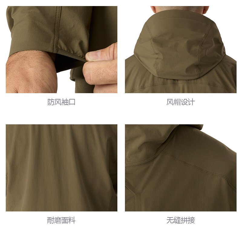 Мужская уличная куртка Gamma Series Ranger Green Arcteryx, зеленый — фото 3