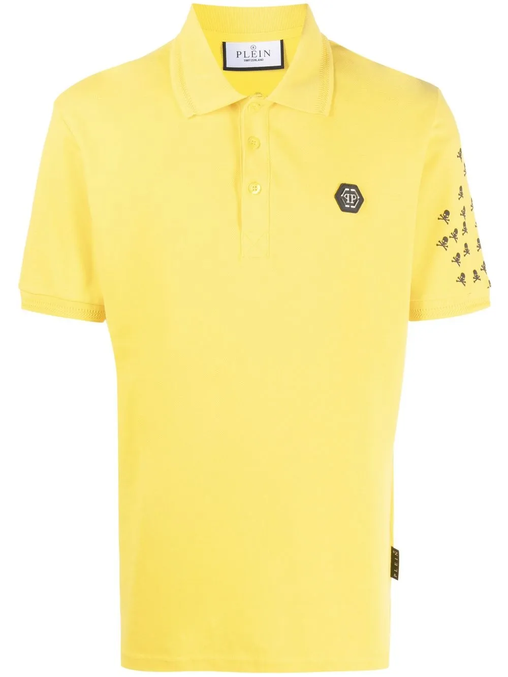 

Рубашка поло Skull and Bones Philipp Plein, желтый