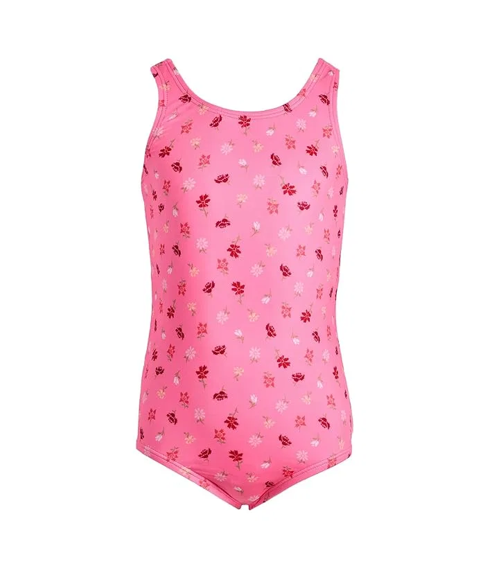 Купальник U-Back Crafted Blooms Nike Kids, Pink Glow