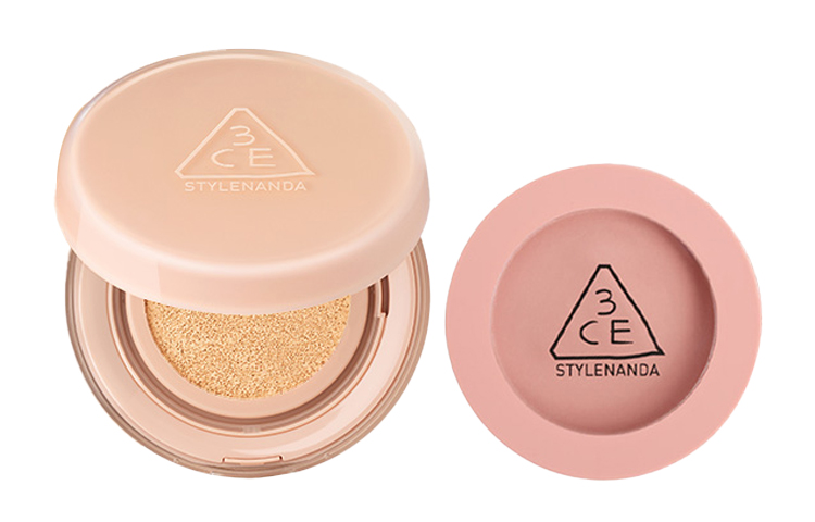 

Наборы для макияжа для женщин 3CE, blush # nude розовый+dewy air cushions #002 natural бежевый