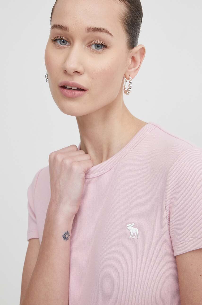 

Футболки Abercrombie & Fitch, розовый